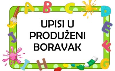Upisi u produženi boravak